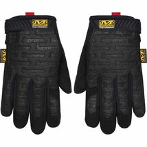 【新品未使用】 24SS 新品 Supreme シュプリーム MECHANIX LEATHER WORK GLOVES レザーワークグローブ 手袋 小物 BLACK L_画像1