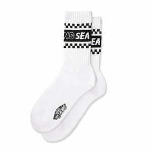 【新品未使用】 22AW 23 新品 WIND AND SEA ウィンダンシー VANS × WDS SOX ヴァンズ 靴下 くつした SOCKS WHITE ホワイト 即決早い者勝ち