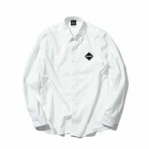 【レターパックプラス対応】 FCRB f.c real bristol エフシーレアルブリストル SOPHNET ソフネット COOLMAX EMBLEM B.D SHIRTS シャツ 白