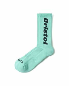 【新品未使用】 24SS 新品 FCRB f.c real bristol エフシーレアルブリストル SOPH BRISTOL LOGO REGULAR SOCKS ソックス 靴下 ライトブルー