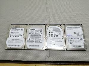 HDD320 HDD750 HDD640 HDD640 4個　　フォーマット済み　　正常判定　　クリックポストで送料無料　9mm