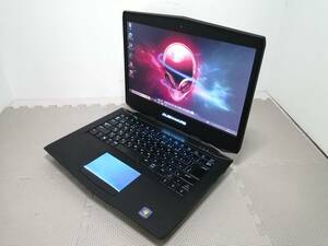 極美品♪高速SSD512GB新品 Alienware 14 i7-4702MQ NVIDIA GT750M win10Pro office2019♪8GB 14インチ/Bluetooth/WEBカメラ