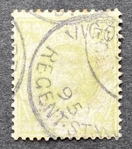 【イギリス】1887-92年発行：QV JUBILEE切手 9額面 使用済　＊美品(6枚）+難有品(3枚)_画像6