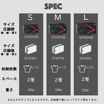 トラベルポーチ 圧縮 バッグ 衣類 圧縮袋 旅行 便利グッズ 旅行用袋 スペース節約 衣類仕分け 大 ブルー_画像7