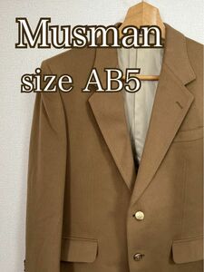 Musman テーラードジャケット スーツ メンズ カシミア 秋冬 AB5