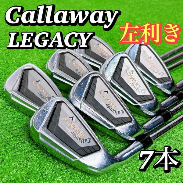 【レフティ 左利き】キャロウェイ レガシー メンズ アイアンセット 7本 初心者 男性 Callaway LEGACY