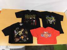 3240BMZ◎ハーレーダビッドソンなど Tシャツ 4点セット GTS SlipKnot ガンズ・アンド・ローゼズ Guns N' Roses HARLEY DAVIDSON◎中古_画像1