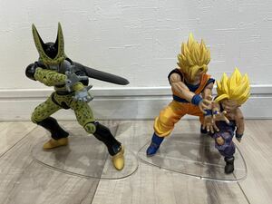 ドラゴンボールZ DRAMATIC SHOWCASE 孫悟飯 孫悟空 セル ドラマチックショーケース フィギュア 親子かめはめ波 現状品 3種セット