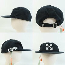 【JPタグ】OFF-WHITE/オフホワイト VIRGIL ABLOH アロー刺繍 ベースボールキャップ OMLB022R20G81020 /000_画像2