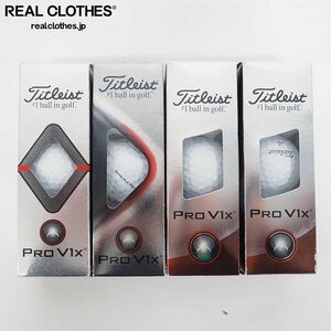 【未使用】Titleist/タイトリスト PRO V1x ゴルフボール ホワイト 計1ダース /000