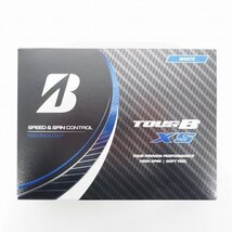 【未使用/オウンネーム】BRIDGESTONE/ブリヂストン TOUR B XS ゴルフボール WHITE/ホワイト 1ダース /000_画像3