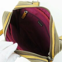 Paul Smith/ポールスミス レザー切り替え キャンバス ウエストバッグ/ボディバッグ /060_画像5