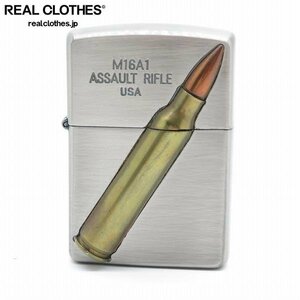 ZIPPO/ジッポー M16A1 ASSAULT RIFLE/アサルトライフル 銃弾/弾丸 メタル貼り 1994年製 /LPL