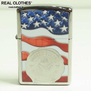 ZIPPO/ジッポー UNITED STATES OF AMERICA 星条旗デザイン 2018年製 /LPL