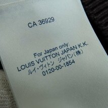 ☆LOUIS VUITTON/ルイヴィトン 2021AW ダミエ・ジャカードモチーフ LVロゴ クルーネック ニット セーター/M /060_画像6