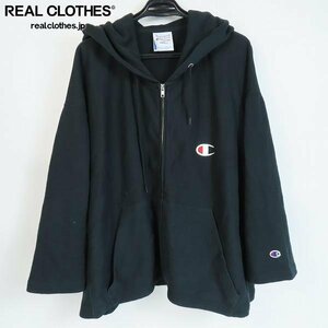 ☆Champion×ANREALAGE/チャンピオン×アンリアレイジ REVERSE WEAVE リバースウィーブ ジップアップ パーカー/S /080