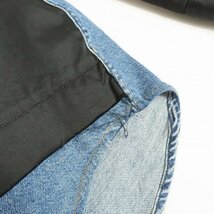 ☆DIESEL/ディーゼル フェイクレイヤード 異素材MIX シャツジャケット S /060_画像7