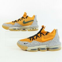 【未使用】NIKE×atmos/ナイキ×アトモス LEBRON 16 LOW AC SAFARI/レブロン16 サファリ CD9471-800/25.5 /080_画像4