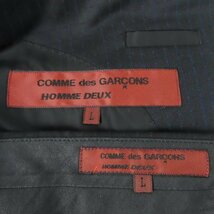 ☆COMME des GARCONS HOMME DEUX/コムデギャルソンオムドゥ スーツ/セットアップ DK-J006/DK-P006/L /080_画像3