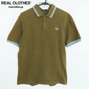 ☆FRED PERRY/フレッドペリー 半袖ポロシャツ ブラウン/40 /LPL