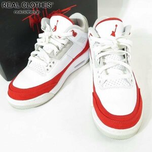 NIKE/ナイキ AIR JORDAN 3 TINKER UNIVERSITY RED/エア ジョーダン ティンカー CJ0939-100/26.0 /080