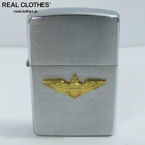 ZIPPO/ジッポー U.S.NAVY WING EMBLEM アメリカ海軍航空隊紋章 ブラッシュド加工 1994年製 /LPL