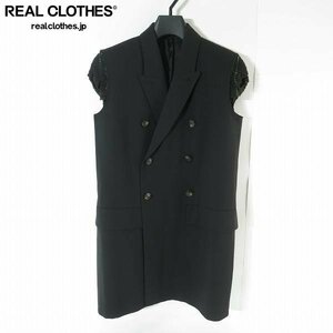 ☆Rick Owens/リックオウエンス 18SS カットオフノースリーブテーラードジャケット RR18S5725 ZL/46 /060