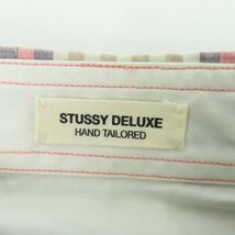 ☆STUSSY DELUXE/ステューシーデラックス 長袖シャツ チェック柄 胸ポケット S /LPL_画像3