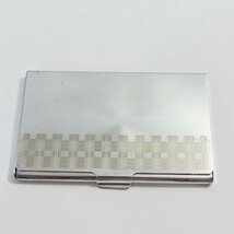 ZIPPO/ジッポー カードケースセット 銀仕上げ チェック　2001年製 /LPL_画像8