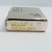 ZIPPO/ジッポー 実宝好 アンティーク加工 座布団台座付き 2000年製 /000_画像5