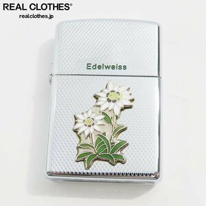 ZIPPO/ジッポー Edelweiss エーデルワイス メタル貼り 1997年製 /LPL