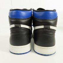 NIKE/ナイキ AIR JORDAN 1 RETRO HIGH OG ROYAL TOE/エアジョーダン1 ロイヤル トゥ 555088-041/27 /080_画像2