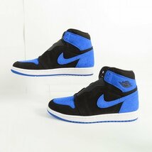 【未使用】NIKE/ナイキ AIR JORDAN 1 RETRO HIGH OG エアジョーダン1 レトロ ハイ ロイヤルリイマジンド DZ5485-042/26 /080_画像4