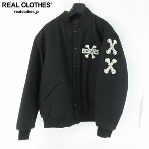 ☆GAME SPORTSWEAR/ゲームスポーツウェア VARSITY JACKET/スタジャン BONES/XL /080