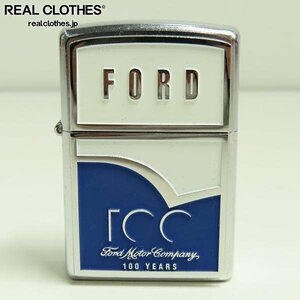 ZIPPO/ジッポー Ford/フォードモーター 企業ロゴ/鏡面加工 2002年製 /LPL