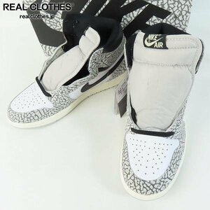 【未使用】NIKE/ナイキ AIR JORDAN 1 HIGH OG WHITE CEMENT/エア ジョーダン 1 ハイ OG ホワイト セメント DZ5485-052/27 /080