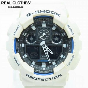 G-SHOCK/Gショック デジアナ ワイドフェイス ワールドタイム 腕時計/ウォッチ GA-100B-7AJF /000