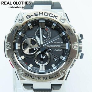 G-SHOCK/Gショック G-STEEL/ジースチール Bluetooth搭載 タフネスクロノグラフ タフソーラー GST-B100-1AER /000