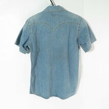 ☆Levis/リーバイス RED TAB センタージップ 半袖 デニムシャツ/M /060_画像2