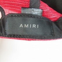 AMIRI/アミリ ロゴ刺繍 トラッカー ベースボールキャップ /000_画像7