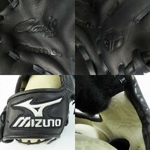 【証明書付き】ミズノ 2010 GAME Model Mizuno Glove With V2 Inscription 硬式 外野手 右投げ用 イチロー サイン入りグローブ /080_画像7
