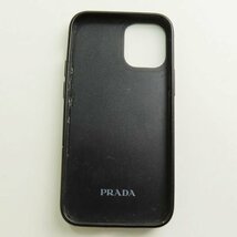 【難有り】PRADA/プラダ 三角ロゴプレート iphoneケース/スマホケース/スマホカバー /LPL_画像3