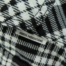 ☆COOTIE/クーティー Print Nel Check Work Shirt チェック柄 シャツ M /000_画像6