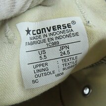 CONVERSE/コンバース ALL STAR/オールスター ローカット スニーカー グレー 1C989/24.5 /080_画像6