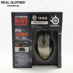 【未開封】STEELSERIES/スティールシリーズ IKARI OPTICAL MOUSE ゲーミングマウス /000