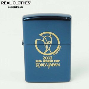 ZIPPO/ジッポー 2002 FIFA WORLD CUP KOREA JAPAN/日韓ワールドカップ W杯 ブルー 2001年製 /LPL