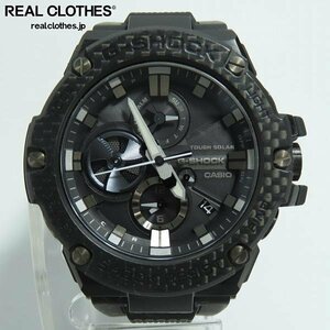 G-SHOCK/Gショック G-STEEL Bluetooth カーボンベゼル タフソーラー 腕時計/ウォッチ GST-B100X-1AJF /000