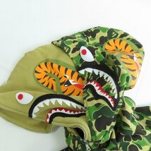 ☆A BATHING APE/アベイシングエイプ CAMO DUBLE SHARK HOODIE カモフラージュ パーカー 001ZPJ801008M M /060_画像6