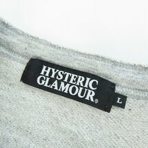 ☆HYSTERIC GLAMOUR/ヒステリックグラマー ヘンリーネック 長袖 Tシャツ 0203CL04/L /000_画像8