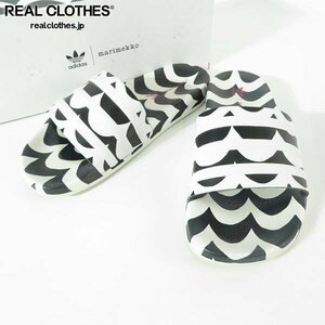 adidas×MARIMEKKO/アディダス×マリメッコ Adilette サンダル GW7536/25.5 /080